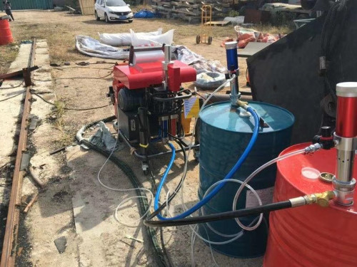 Polyurea corrosion waterproof coating construction